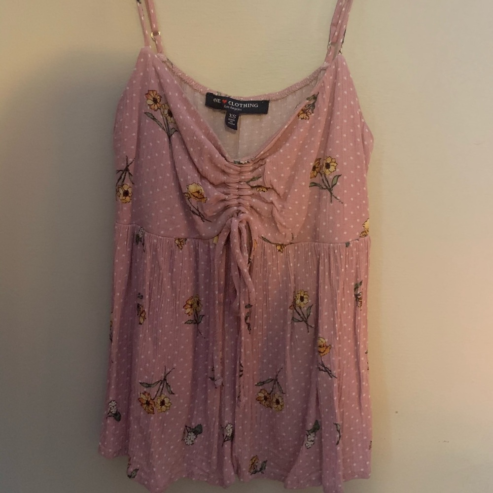One ❤️ Clothing Floral Cinched Cami